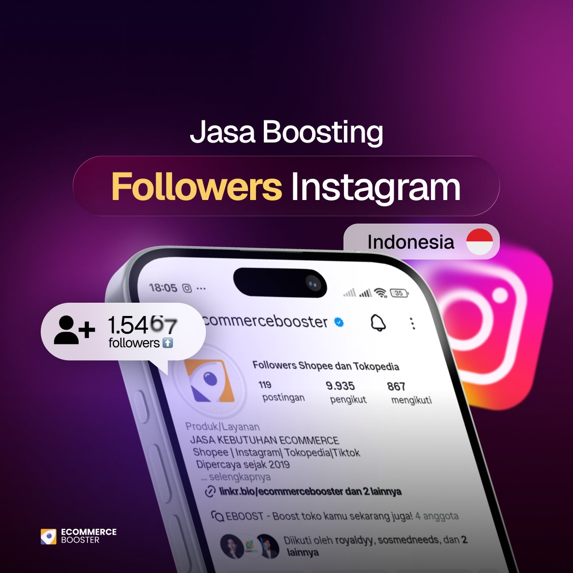 Followers Instagram - Indonesia