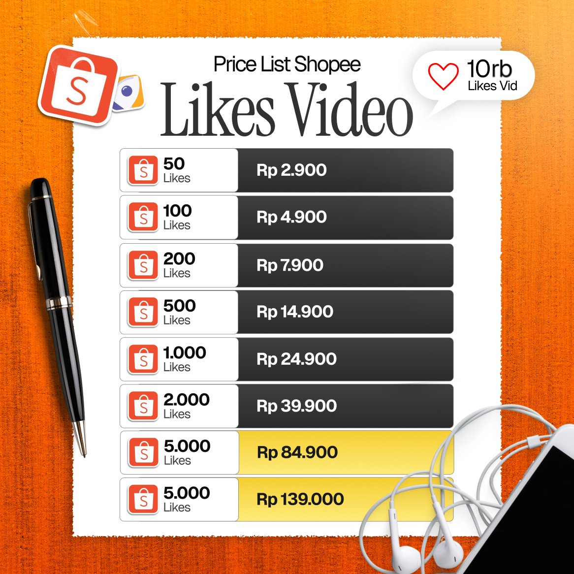 Shopee Likes Video 2